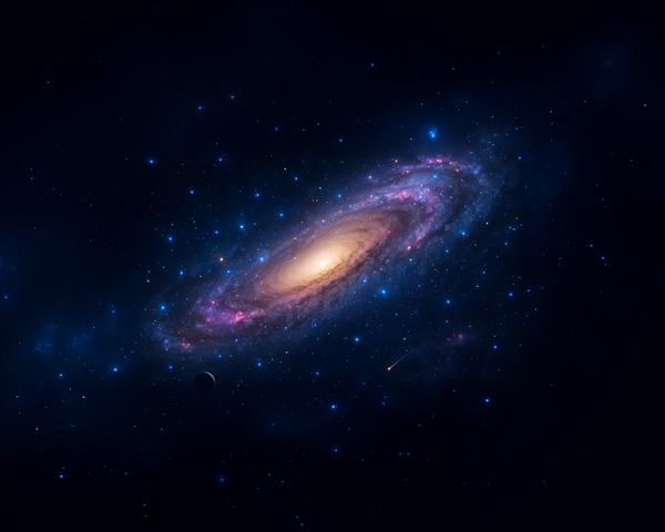 Our Galaxy - AI Illustrated Photograph