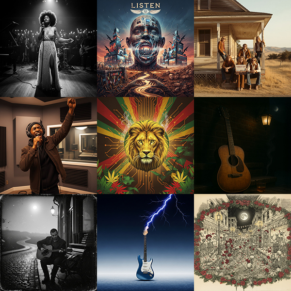 Music player — select a track to begin